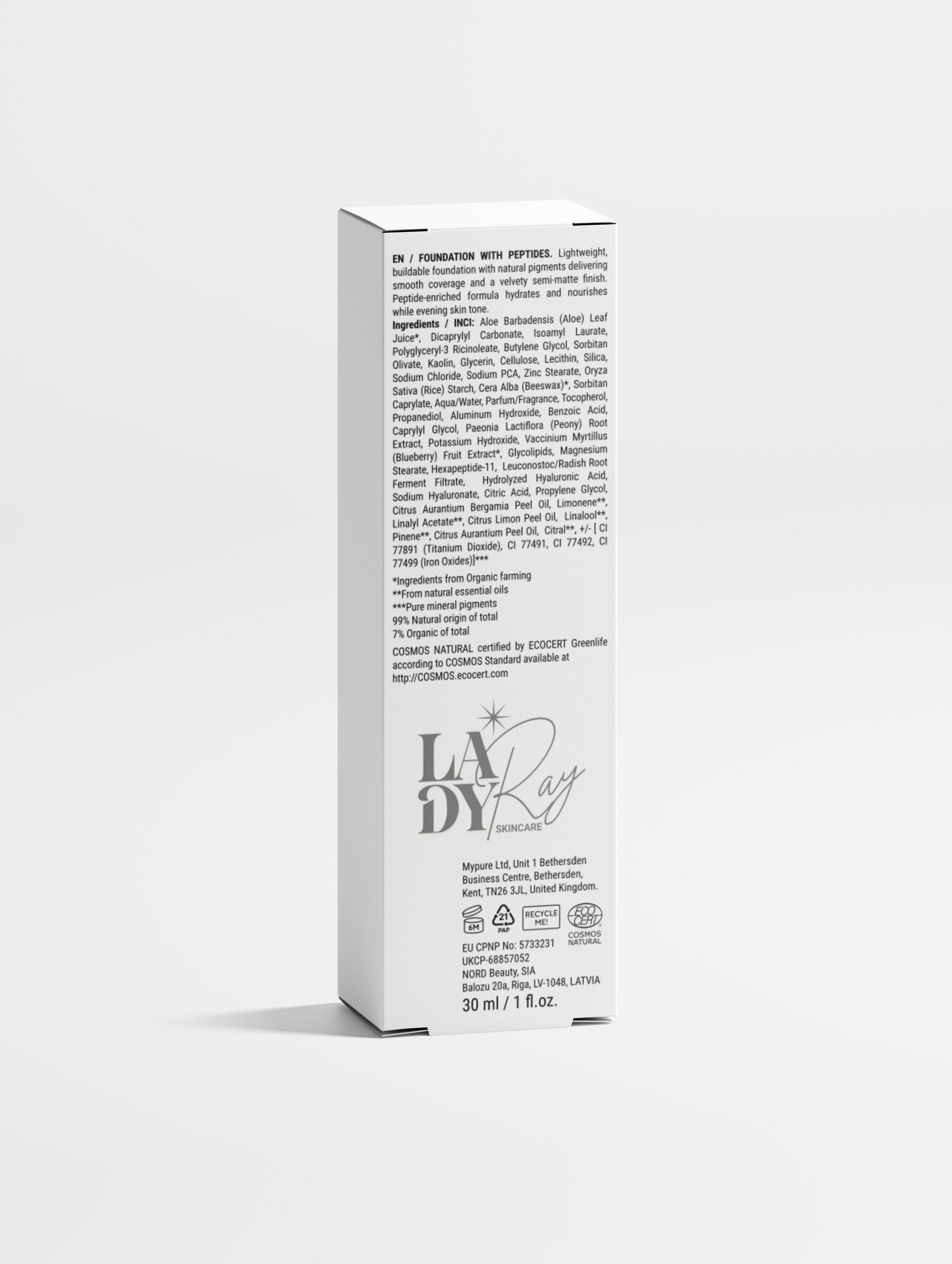 Lady Ray Foundation with Peptides, 05 Fair Neutral