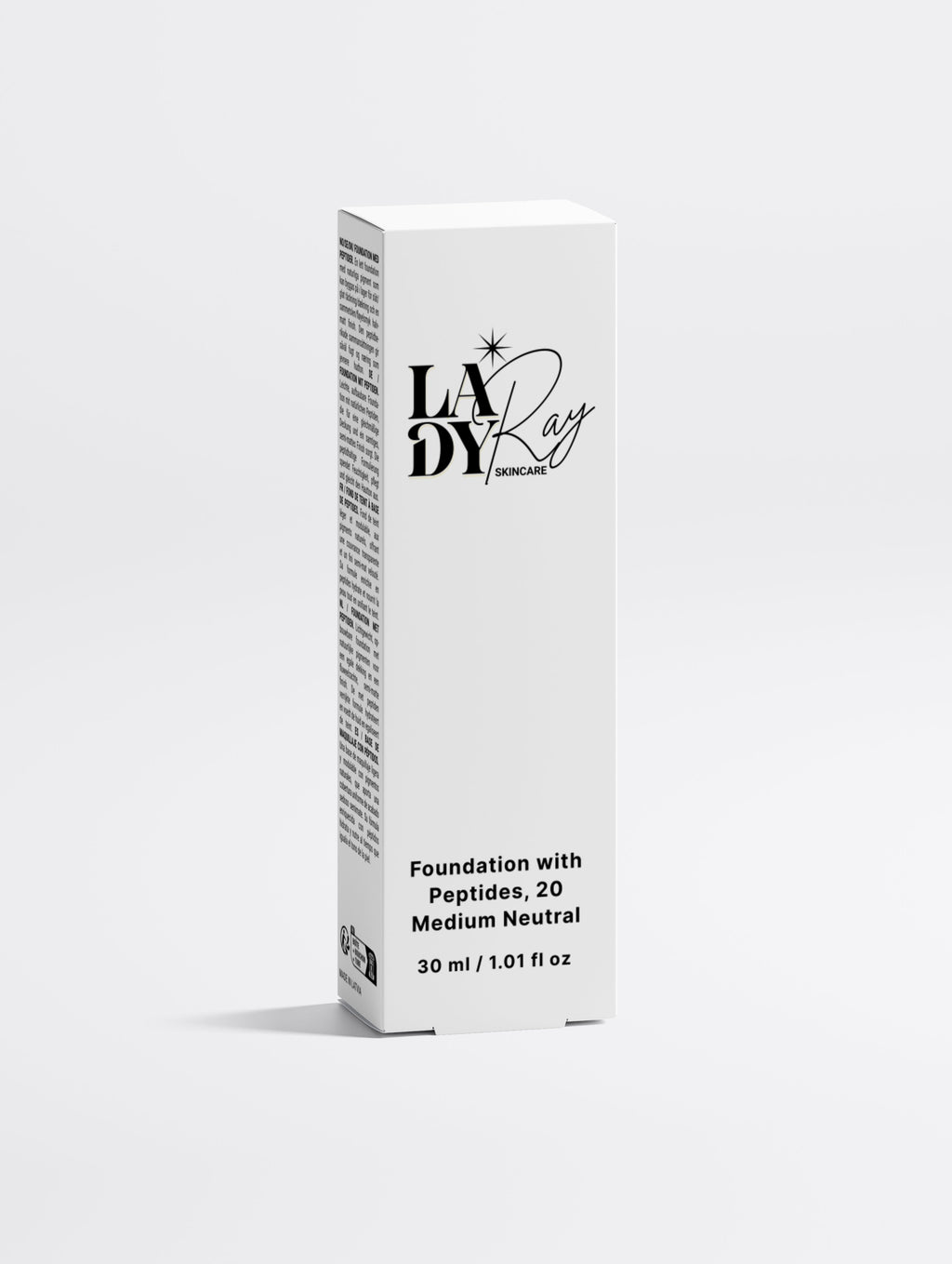 Lady Ray Foundation with Peptides, 20 Medium Neutral