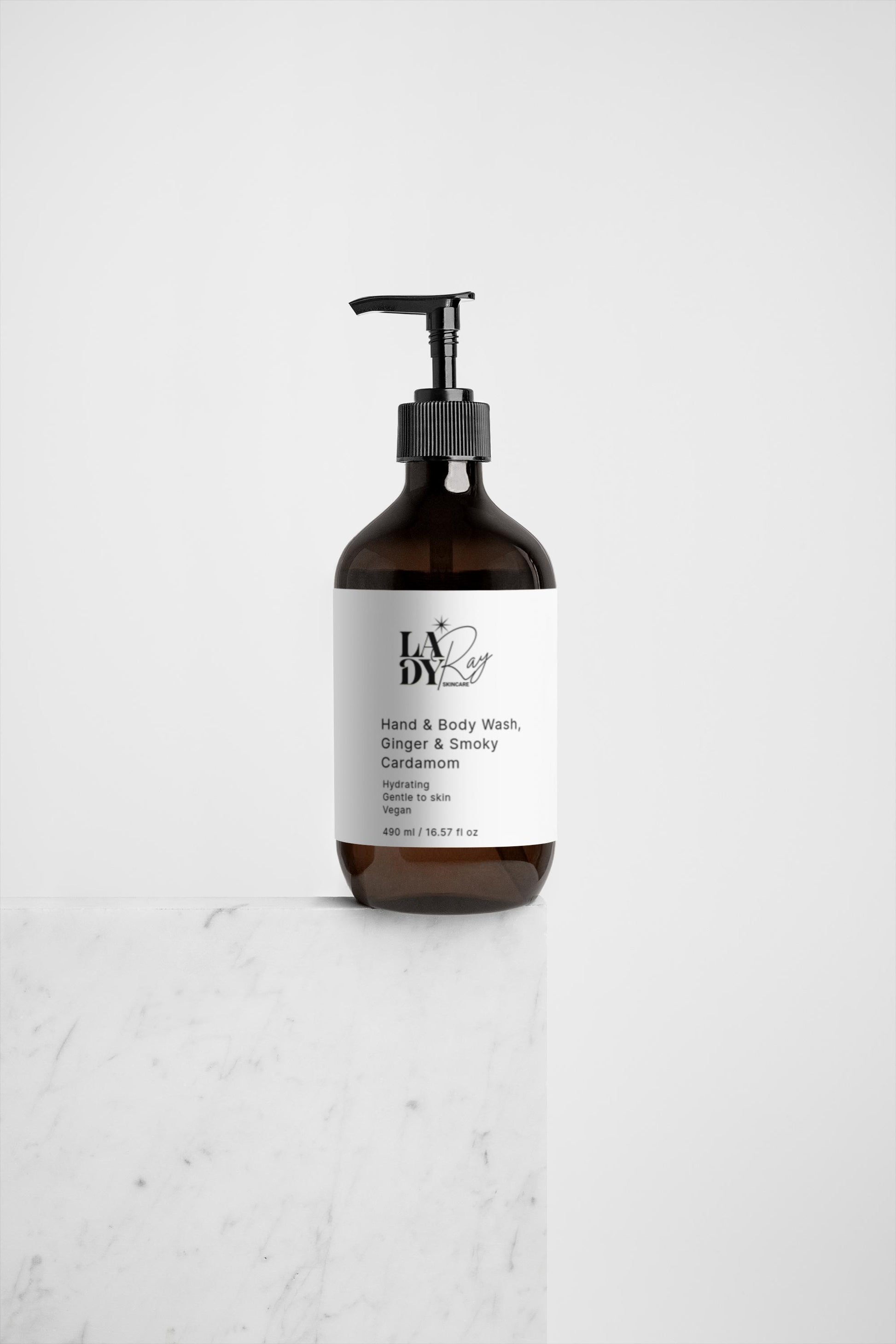 Lady Ray Hand & Body Wash, Ginger & Smoky Cardamom