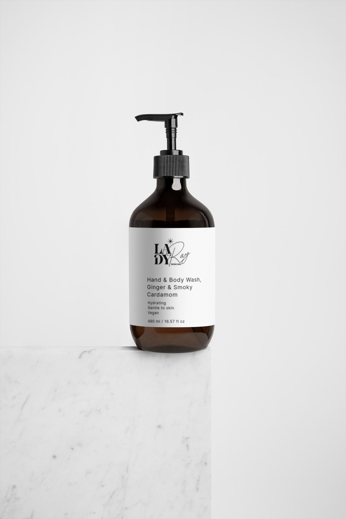 Lady Ray Hand & Body Wash, Ginger & Smoky Cardamom