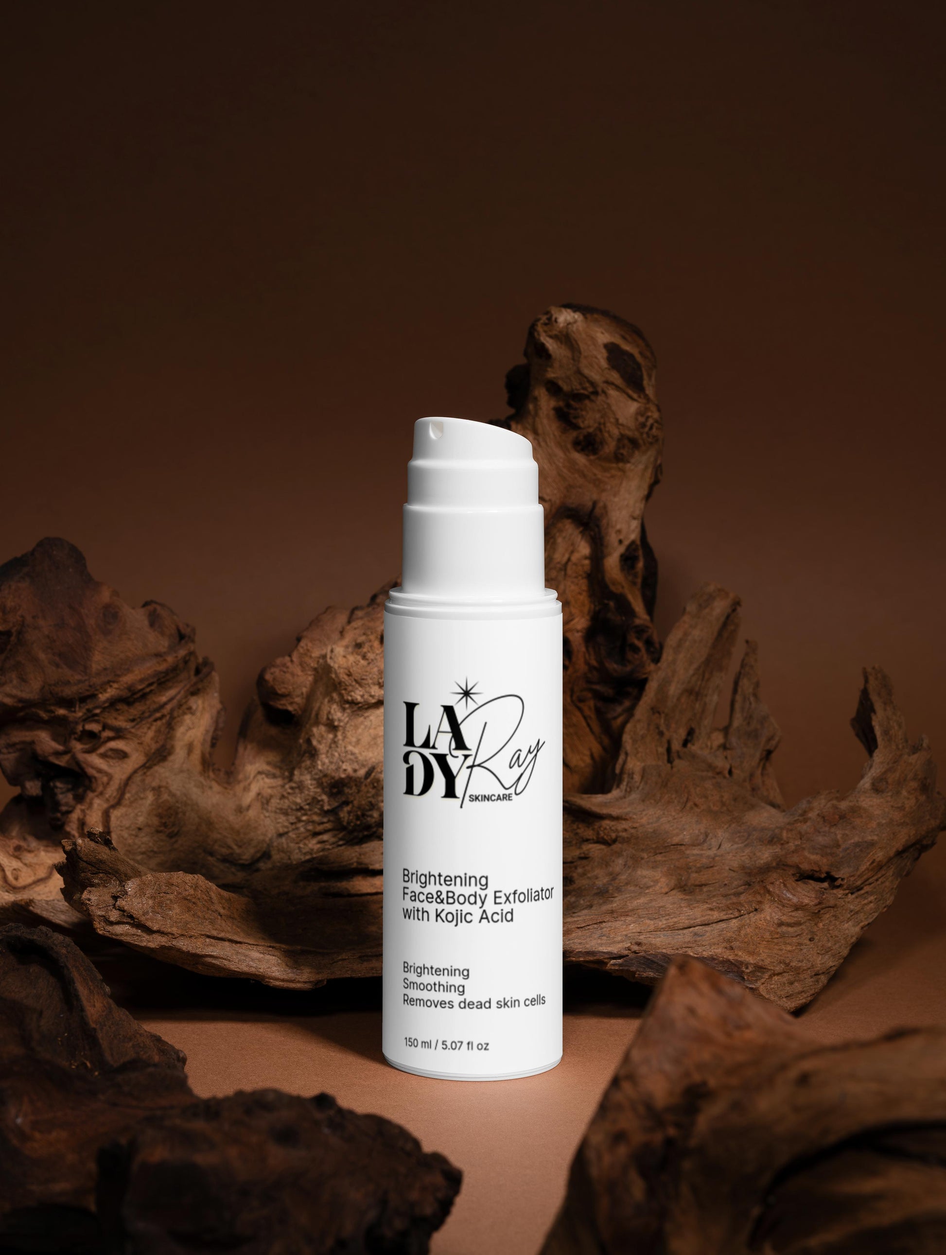 Lady Ray Brightening Face & Body Exfoliator with Kojic Acid