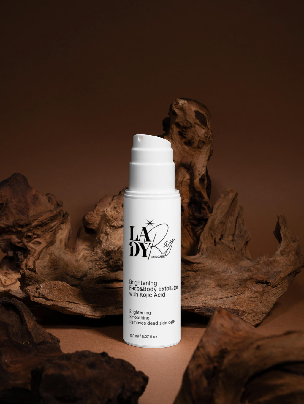 Lady Ray Brightening Face & Body Exfoliator with Kojic Acid