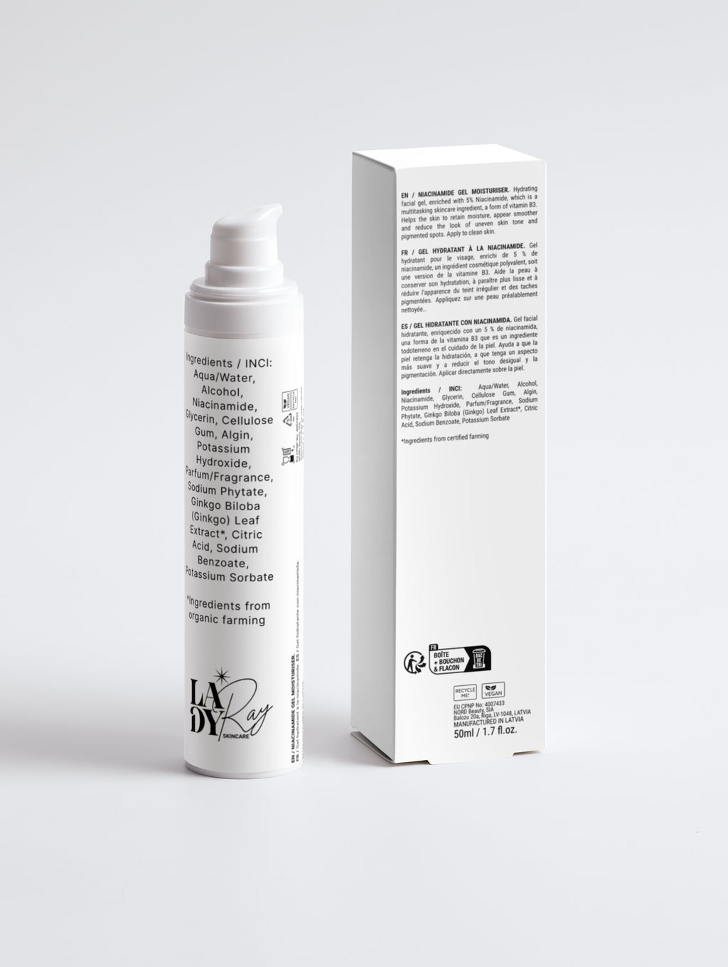Lady Ray Niacinamide Gel Moisturizer