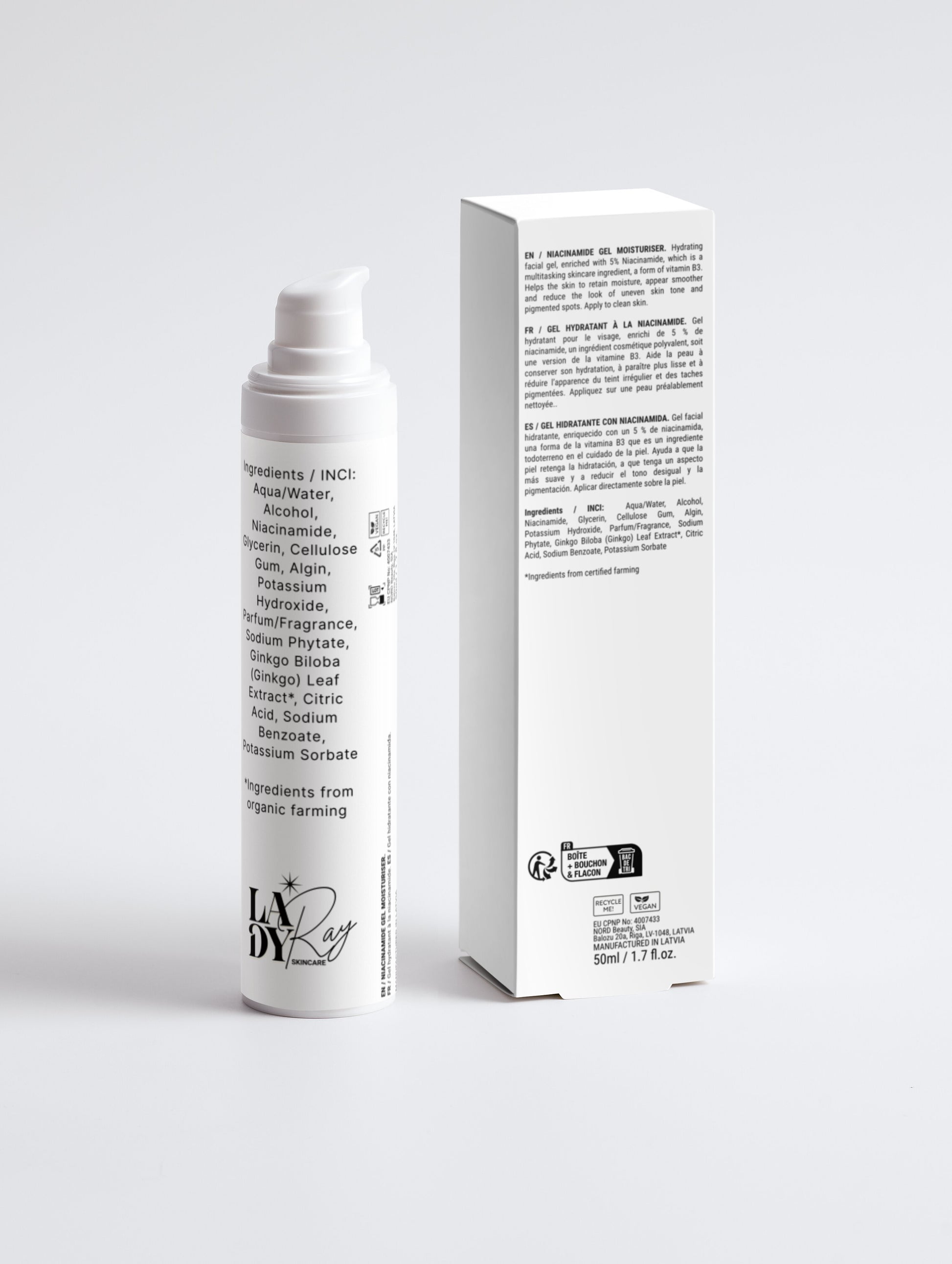 Lady Ray Niacinamide Gel Moisturizer