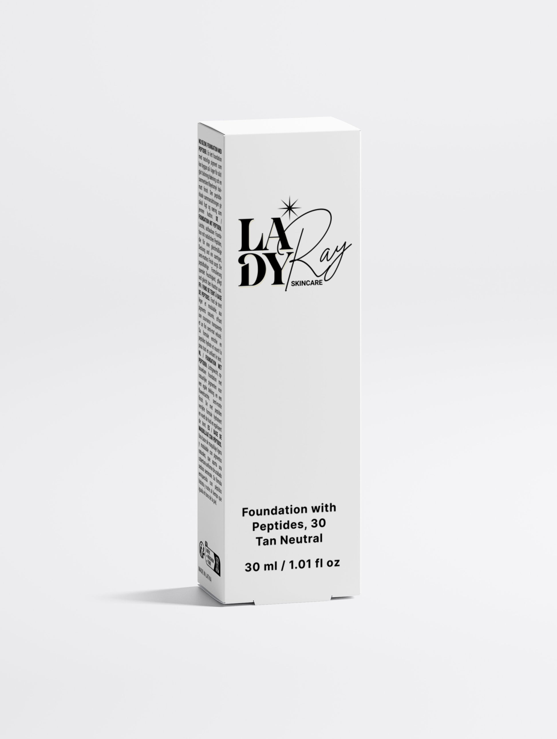 Lady Ray Foundation with Peptides, 30 Tan Neutral