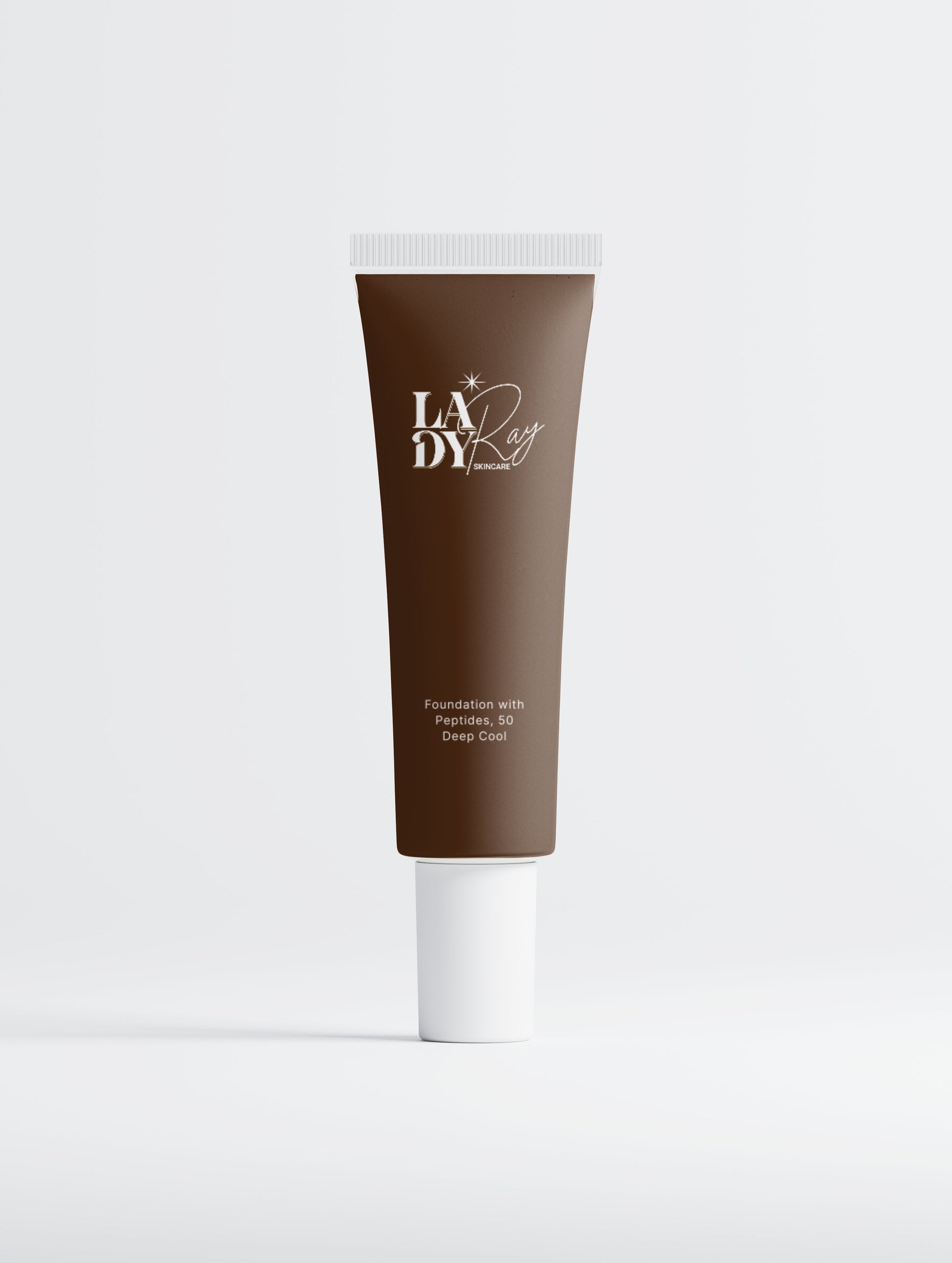 Lady Ray Foundation with Peptides, 50 Deep Cool