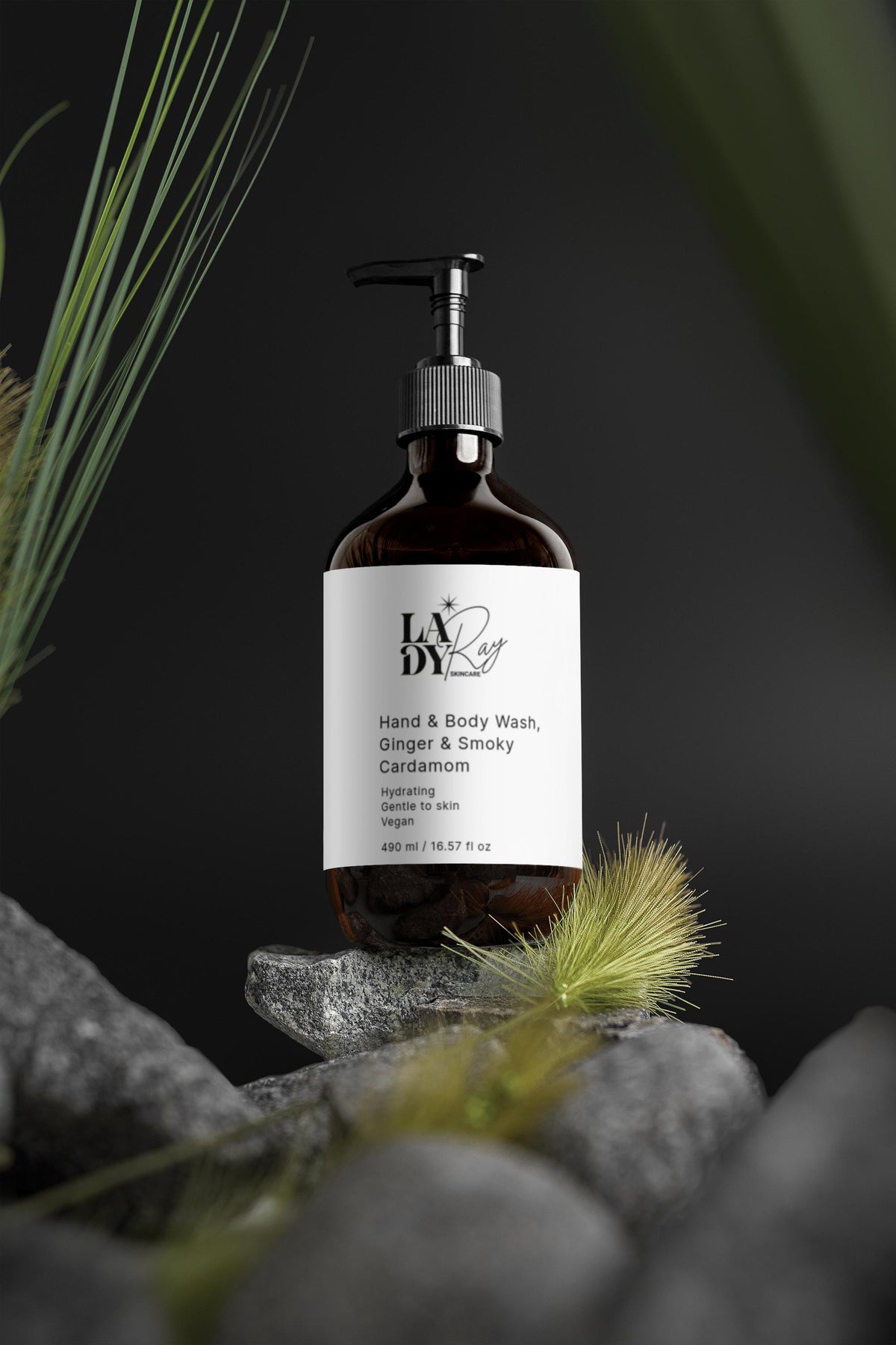 Lady Ray Hand & Body Wash, Ginger & Smoky Cardamom