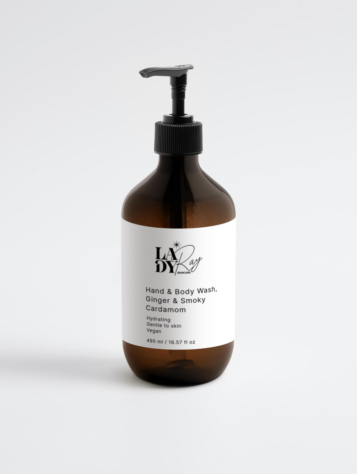 Lady Ray Hand & Body Wash, Ginger & Smoky Cardamom