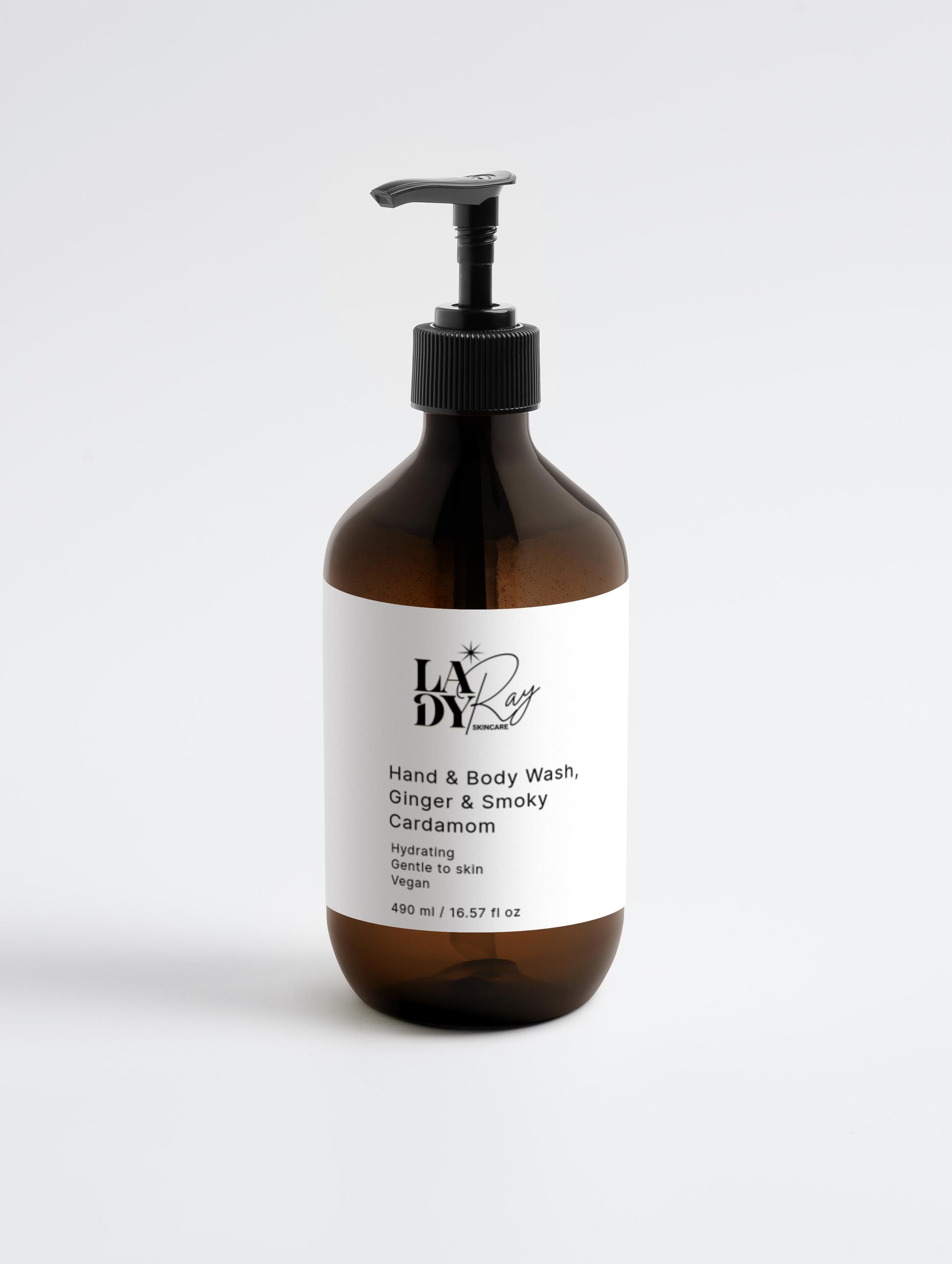 Lady Ray Hand & Body Wash, Ginger & Smoky Cardamom